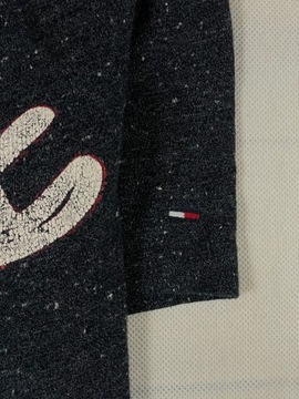 Tommy Hilfiger Denim granat unikat logo print M L