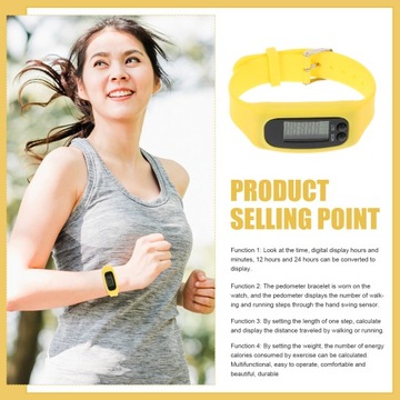 Женские часы со счетчиком шагов на браслете