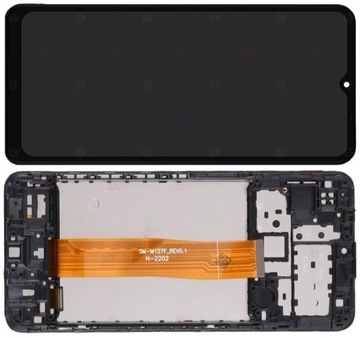 SAMSUNG M12 2021 M127 M127F WYŚWIETLACZ LCD RAMKA