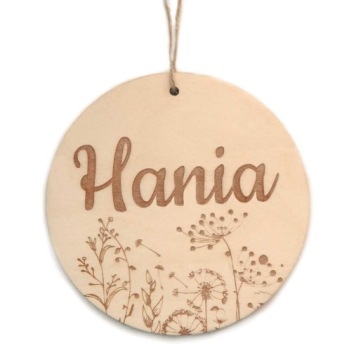 Мемориальная доска для детской спальной комнаты с именем