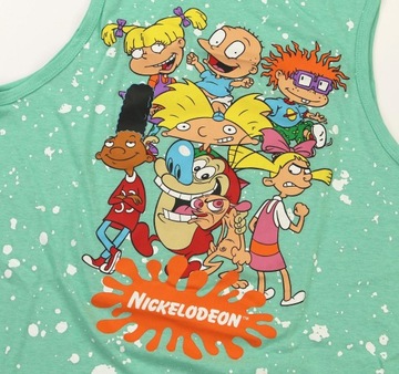 Bluzka bez rękawów Bezrękawnik Koszulka Nickelodeon mix seriali r. M Nadruk