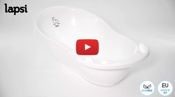 ВАННА LAPSI ELEPHANT 86см С БЕЛЫМ СЛИВОМ