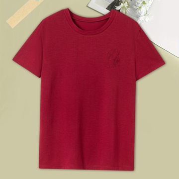 Женская футболка, дышащая уличная одежда, мягкая и легкая базовая футболка, короткий размер M