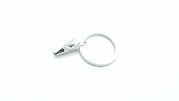 Кольцо с лягушкой - карниз диаметром 27 мм - 10 шт - белый