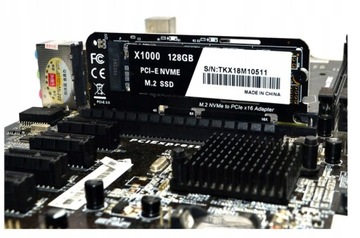 Adapter PCI-E x4 x8 x16 do dysku SSD M.2 NVMe