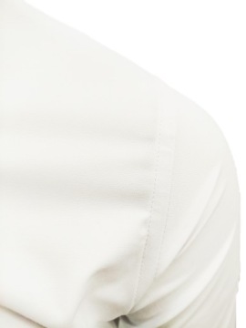 МУЖСКАЯ ПРОСТАЯ БЕЛАЯ ФОРМАЛЬНАЯ РУБАШКА 4045 XXL 2XL 45/46