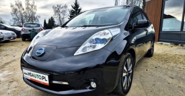 Nissan Leaf I Hatchback 5d Facelifting Elektryczny 109KM 2016 Nissan Leaf ELEKTRYCZNY KAMERA grzana kierownica NAJBOGATSZA WERSJA su