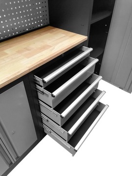 МЕБЕЛЬ ДЛЯ МАСТЕРСКОЙ КНИЖНЫЙ ШКАФ 325см РАБОЧИЙ СТОЛ ШКАФ ШКАФЫ ДЛЯ ИНСТРУМЕНТОВ