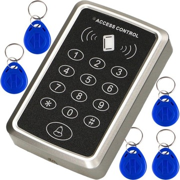 Szyfrator do drzwi, zamek szyfrowy + 5 kart RFID - Bezpieczny dostęp