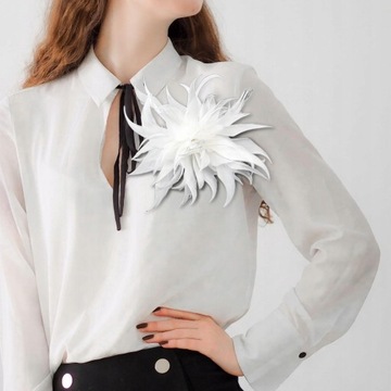 Ladies Feather Broszka ślub