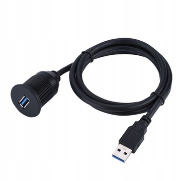 Kabel montażowy USB 3.0 Przedłużacz USB Flush,