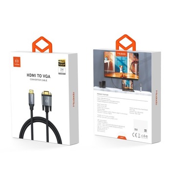 КАБЕЛЬ-АДАПТЕР MCDODO D-SUB КАБЕЛЬ HDMI-VGA, 2 м