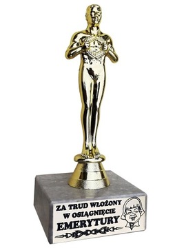 STATUETKA DLA EMERYTKI OSK prezent