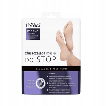 L'BIOTICA MASKA ZŁUSZCZAJĄCA DO STÓP