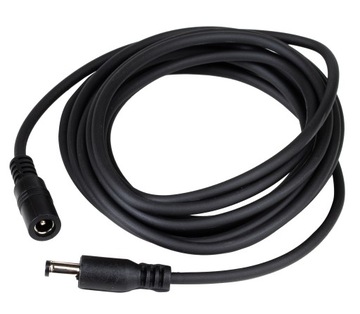 PRZEDŁUŻACZ DC 1x1mm2 WTYK/GNIAZDO 2,1/5,5mm 5m