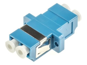 Adapter światłowodowy LC/UPC duplex jednomodowy