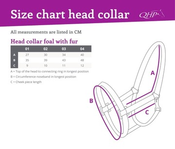QHP Холтер с мехом FOAL Красный [R: Foal 01]