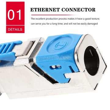 Проходные разъемы Cat 7 Crystal Head