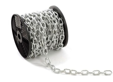 ŁAŃCUCH GOSPODARCZY DO STUDNI 5MM OCYNK ROLKA 30M