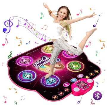 БОЛЬШОЙ ТАНЦЕВАЛЬНЫЙ КОВРИК С ПОДСВЕТКОЙ ПИАНИНО ТАНЦОВАЯ МУЗЫКА