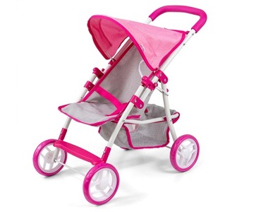 Wózek dla lalek Natalie Prestige Pink Milly Mally