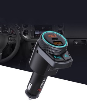 FM-передатчик Feegar Bluetooth QC 3.0 PD 38 Вт AUX