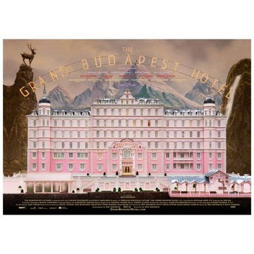 Plakat The Grand Budapest Hotel Wes Anderson