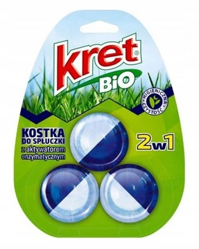 JAWOR Kret kostka do spłuczki toalety WC 3x50g BIO