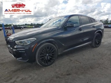 BMW X6 G06 2022 BMW X6 BMW X6 xDrive40i, od ubezpieczalni 3.0 Benzyna 335KM