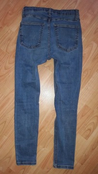 Spodnie damskie skinny jeans z dziurami W28L30