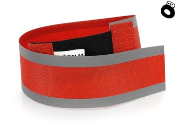 Светоотражающая лента на резинке Я ​​УЧУСЬ, красная