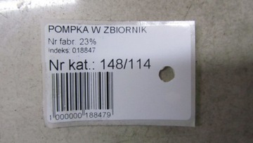 RENAULT CAPTUR 1.2 ČERPADLO PALIVA 170114543R 13-17