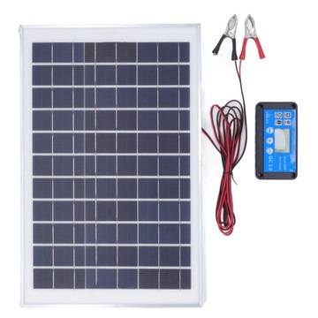 Zestaw paneli słonecznych 50W 18V z wodoodpornym