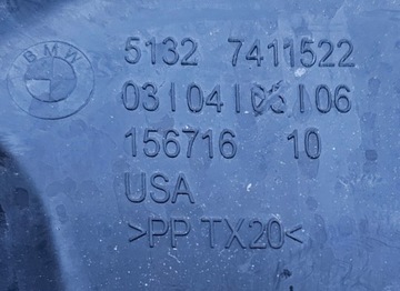 BMW X3 G01 X3M F97 X4 G02 X4M F98 WLOT KANAŁ ODPŁYWU WODY PRAWY KIELICH