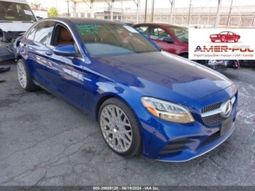 Mercedes 2021 Mercedes-Benz Klasa C 2021r, C 300, 2.0L 2.0 Benzyna 255KM