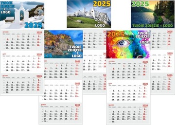 ДЕШЕВЫЕ ТРОЙНЫЕ календари на 2025 год с фирменной печатью вашего логотипа, 50 шт.