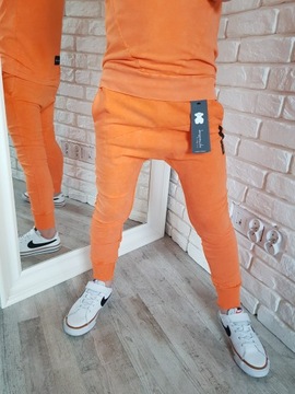 Spodnie Despacito dekatyzowane wilk orange 110