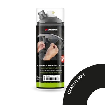 Guma w sprayu, folia- 400ml - MTN Czarny Mat