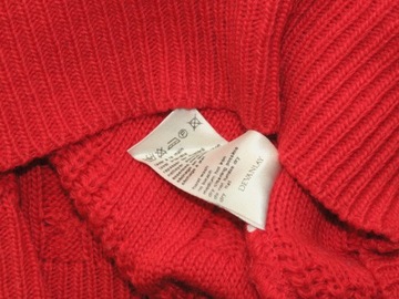 Lacoste sweter vintage wełniany XL