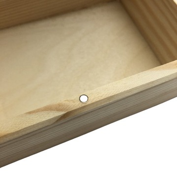 Прямоугольная деревянная шкатулка 16,8х11х7 см, магнит.