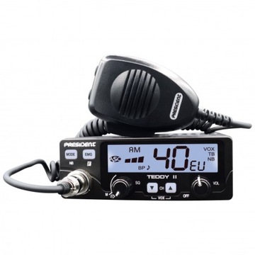 CB RADIO PRESIDENT TEDDY II ASC 7 цветов AM/FM