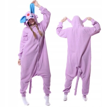 Espeon Onesie piżama dla dorosłych