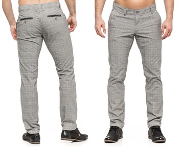 SPODNIE MĘSKIE CHINOSY VANKEL JEANS 071 - 88cm/L32