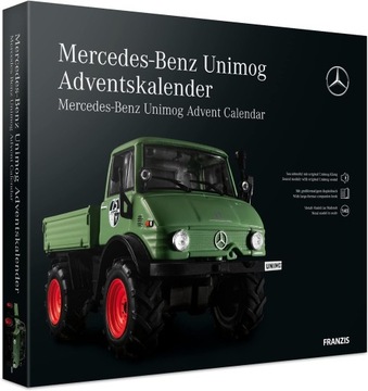 FRANZIS Mercedes-Benz Unimog kalendarz adwentowy modelarski zestaw 1:43
