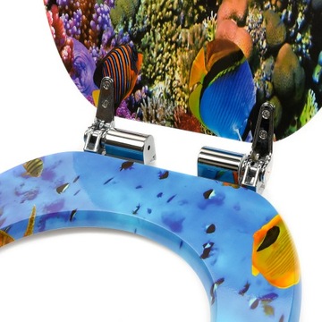 СИДЕНЬЕ ДЛЯ УНИТАЗА, СИДЕНЬЕ ДЛЯ УНИТАЗА, МЕДЛЕННО ЗАКРЫВАЮЩИЙСЯ УНИТАЗ УНИВЕРСАЛЬНЫЙ МДФ