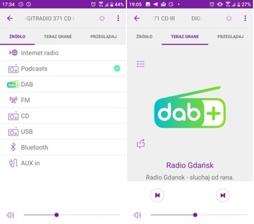 CD Radio Internetowe WiFi DAB FM Bluetooth USB MP3