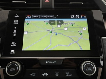 Honda Civic X Sedan 4d 1.5 VTEC Turbo 182KM 2017 Honda Civic Executive automat skóra navi kamera, zdjęcie 24