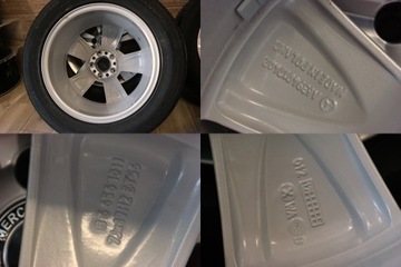 17'' MERCEDES VIANO VITO ORIGINÁLNÍ UDRŽOVANÉ POSILOVANÉ 225/55 R17 LETNÍ