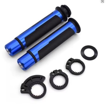 РУЛЬ МОТОЦИКЛА QUAD ROLGAZ РЕЗИНА + АЛЮМИНИЙ CNC + УТЯЖЕЛИТЕЛИ РУЛЯ