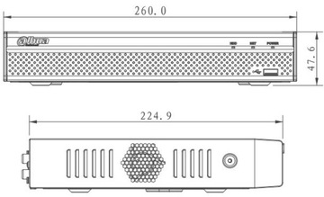 IP-рекордер DAHUA NVR4116HS-4KS2 / 16 камер 4K